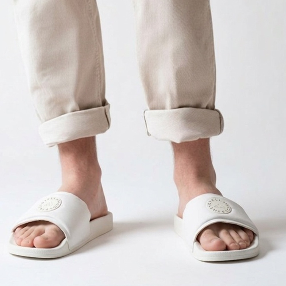 Adidas‎ White Slides